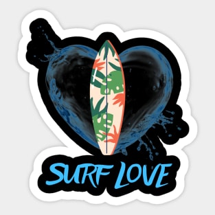 SURF LOVE Sticker